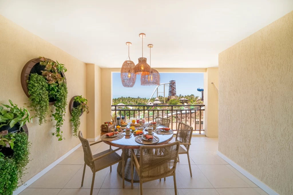 a imagem mostra uma parte de um dos quatro Resorts Beach Park