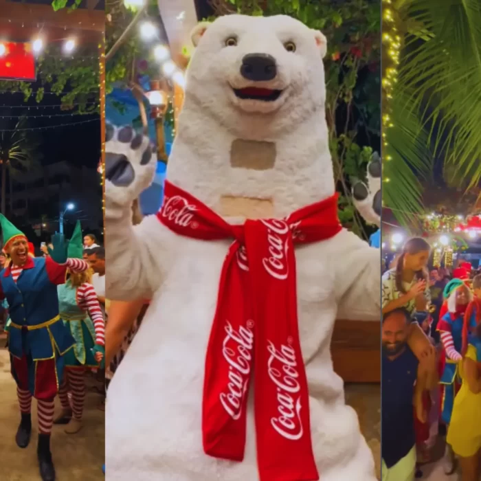 Caravana natalina da Coca-Cola chega ao Beach Park nesta terça (11); veja programação